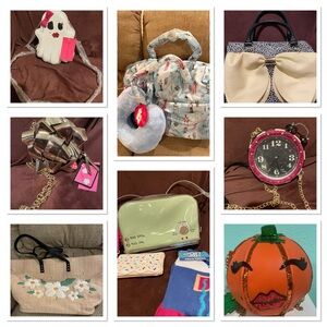Each Betsey Johnson purse listed separately for sale in my closet